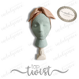 Blush Jacquard Headwrap - Andi