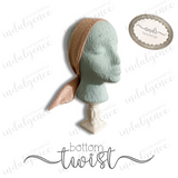 Blush Jacquard Headwrap - Andi