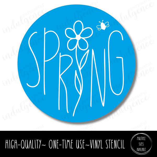 Spring Whimsy - Circle Stencil