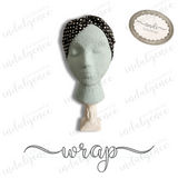 Black & White Polka Dot Headwrap - Andi