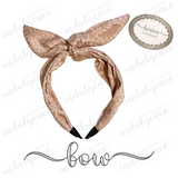 Blush Jacquard Headband - Henrie