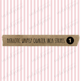 Patriotic Whimsy Vinyl Collection - Quarter-inch Stripe
