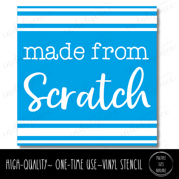 Made From Scratch - Square Stencil