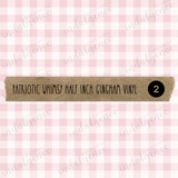 Patriotic Whimsy Vinyl Collection - Half-inch Gingham