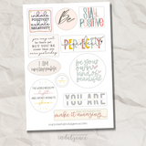 Word of the Year Journaling Sticker Bundle