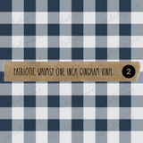 Patriotic Whimsy Vinyl Collection - 1 inch gingham