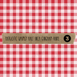 Patriotic Whimsy Vinyl Collection - Half-inch Gingham