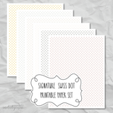 Signature Printable Papers Complete Bundle - 42 papers