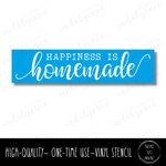 Happiness is Homemade - Long Rectangle Stencil
