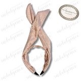 Blush Jacquard Headband - Henrie