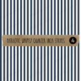 Patriotic Whimsy Vinyl Collection - Quarter-inch Stripe
