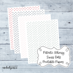 Patriotic Whimsy - Swiss Dot Printable Papers Pack