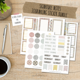 Signature Notes Journaling Sticker Bundle