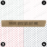 Patriotic Whimsy Vinyl Collection - Swiss Dot