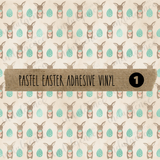 Pastel Easter Adhesive Vinyl Collection