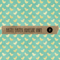 Pastel Easter Adhesive Vinyl Collection