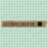 Fresh Ginghams Adhesive Vinyl Collection