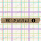 Spring Plaids Adhesive Vinyl Collection