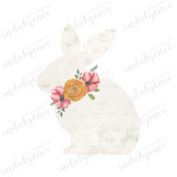 Distressed Bunny - Vinyl Heat Transfers