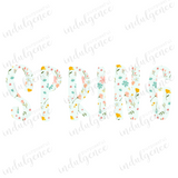 Spring Floral - Vinyl Heat Transfers