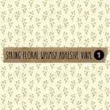 Spring Floral Whimsy Adhesive Vinyl Collection