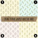 Spring Floral Whimsy Adhesive Vinyl Collection