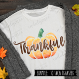 Thankful Pumpkin - Vinyl Heat Transfers