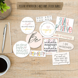 Positive Affirmation 3-inch Vinyl Sticker Bundle