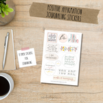 Positive Affirmation Journaling Sticker Sheet