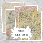 Signature Printable Papers Pack