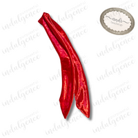 Red Crushed Velvet Headwrap - Andi