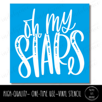 Oh My Stars! - Square Stencil