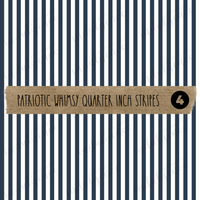 Patriotic Whimsy Vinyl Collection - Quarter-inch Stripe