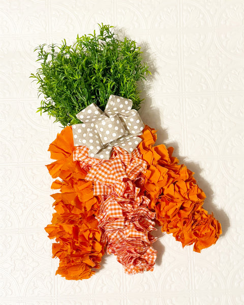 Fabric Pom Pom Carrots Virtual DIY Workshop