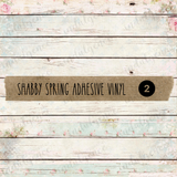 Shabby Spring Adhesive Vinyl Collection