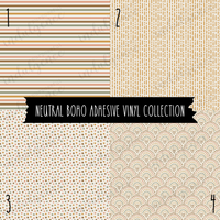 Neutral Boho Adhesive Vinyl Collection