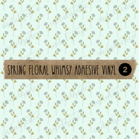 Spring Floral Whimsy Adhesive Vinyl Collection