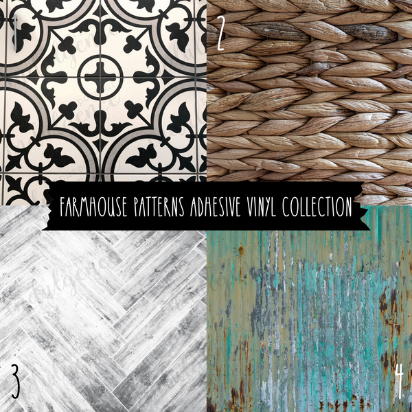 Farmhouse Textures Adhesive Vinyl Collection